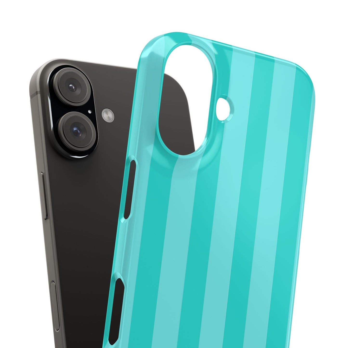 Striped Aqua Case