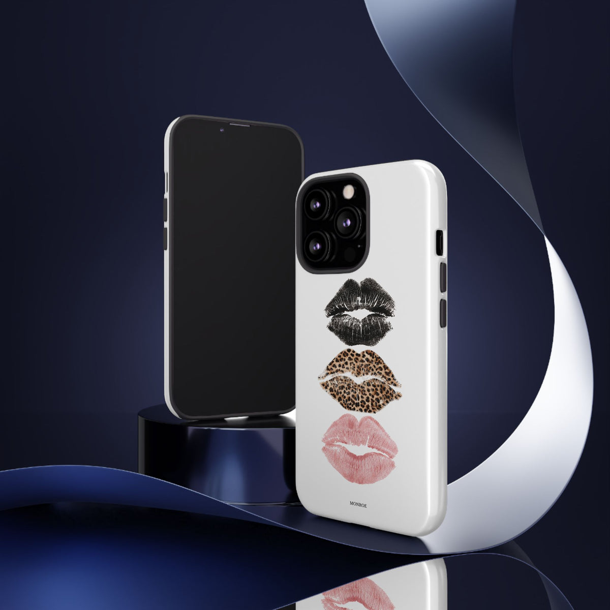 Leopard Glam Lip Tough Case