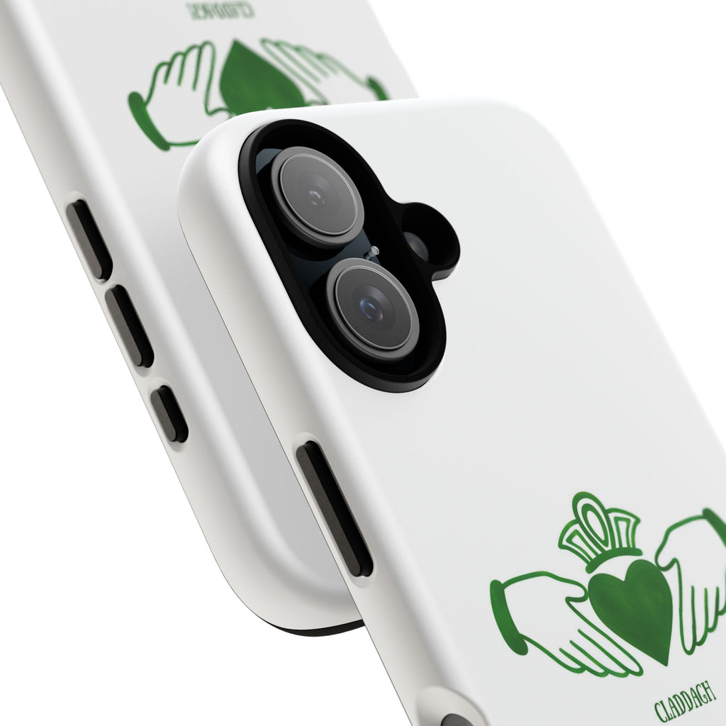 Irish Claddagh Symbol Green Tough Case