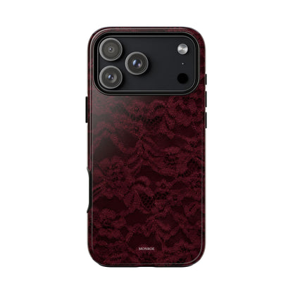 Burgundy Lace Tough Case