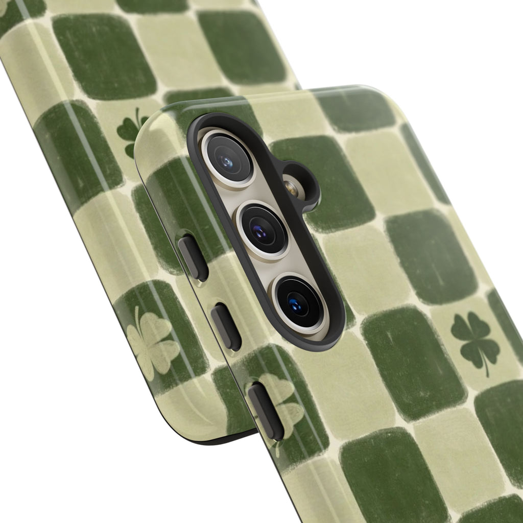 Clover Checker Tough Phone Case