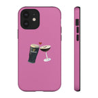 Pint & Wine Glass (Pink) Tough Case