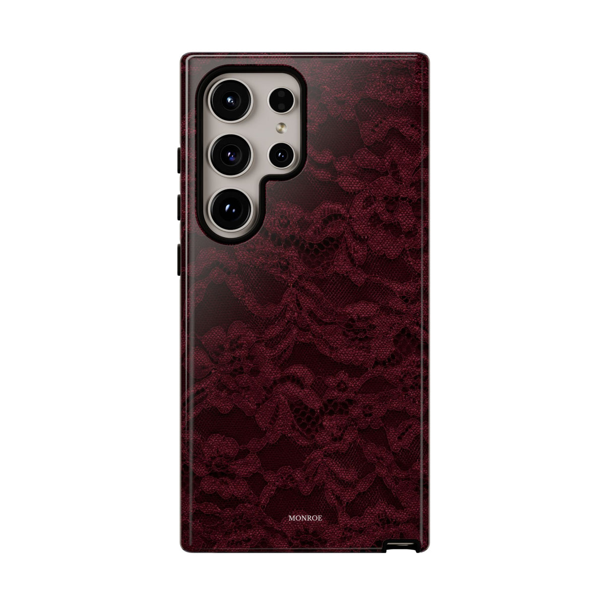 Burgundy Lace Tough Case