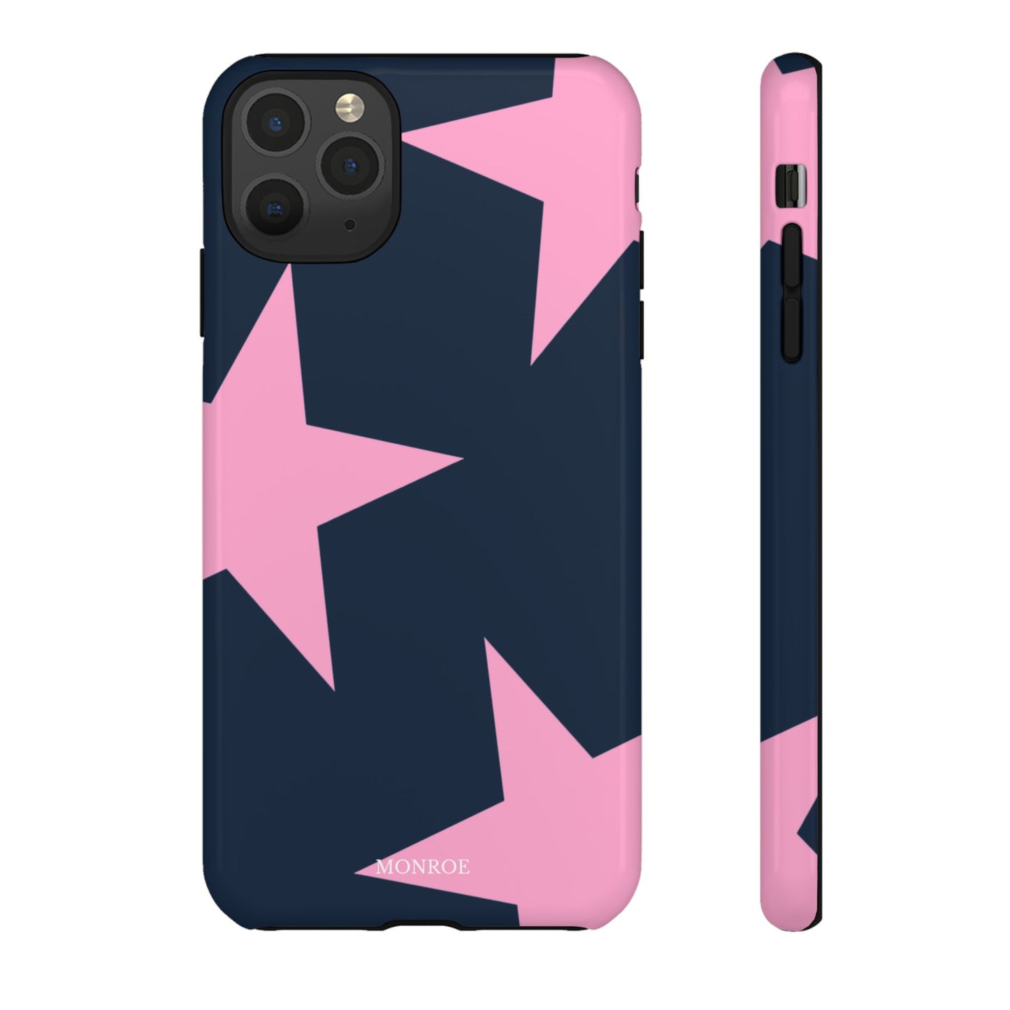 Navy & Pink Star Tough Cover