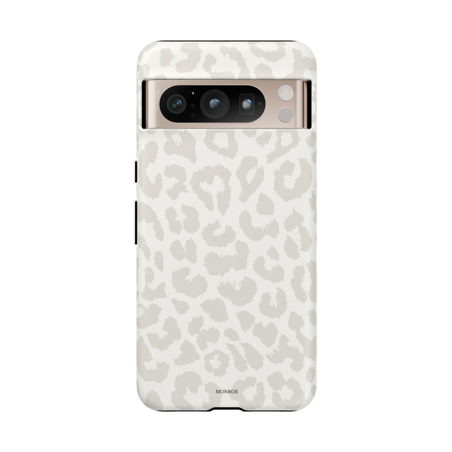 White Leopard Print Tough Case