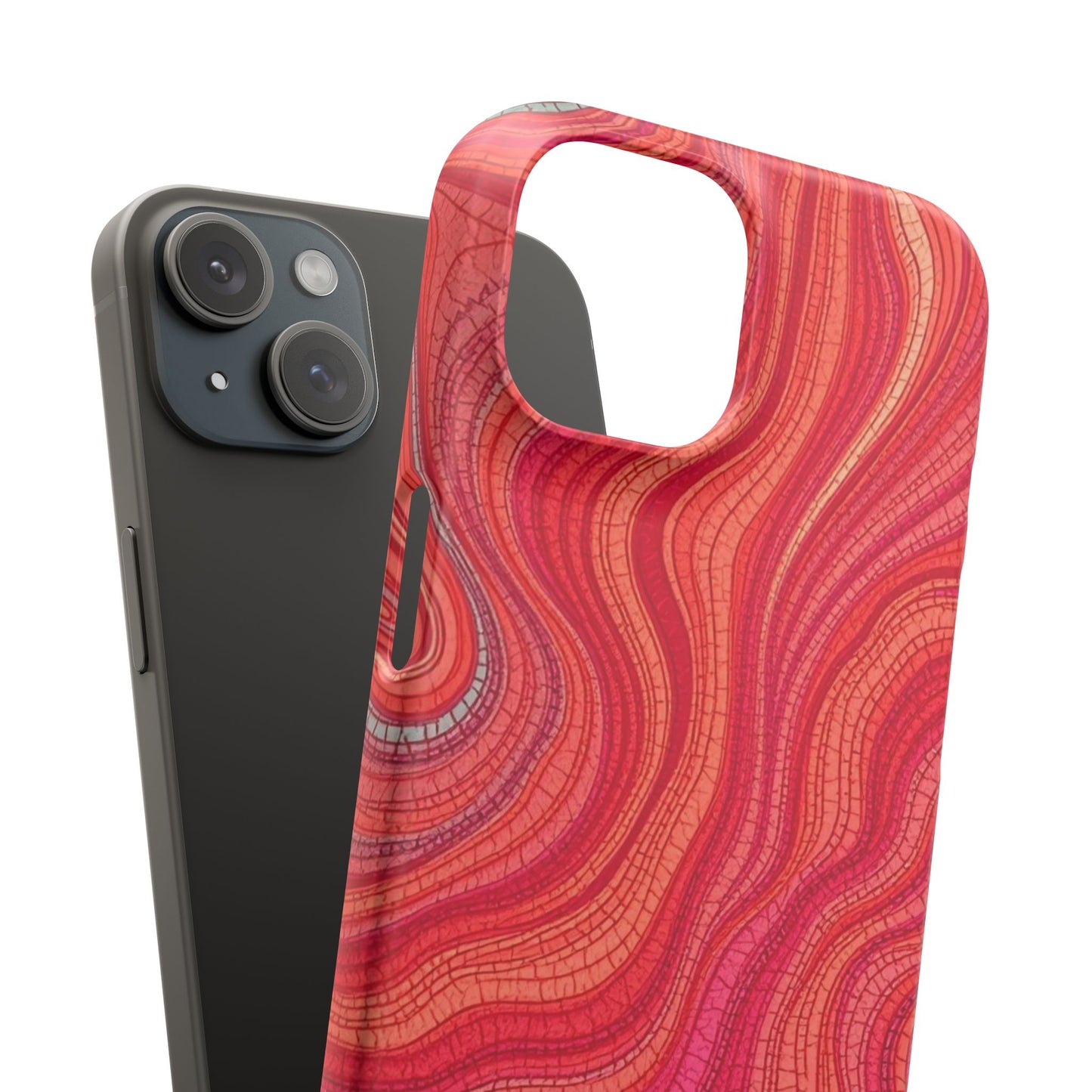 Retro Wavy Red Case