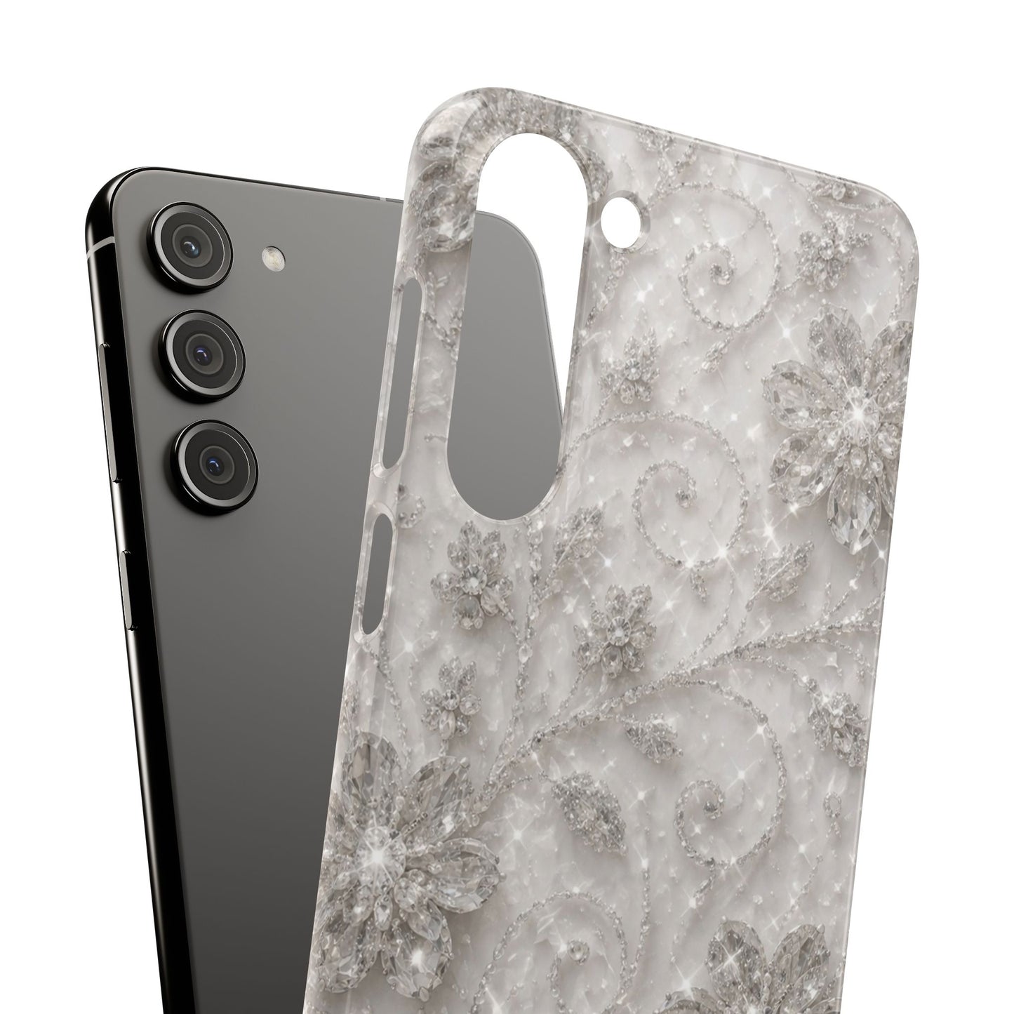Glittery Floral Case