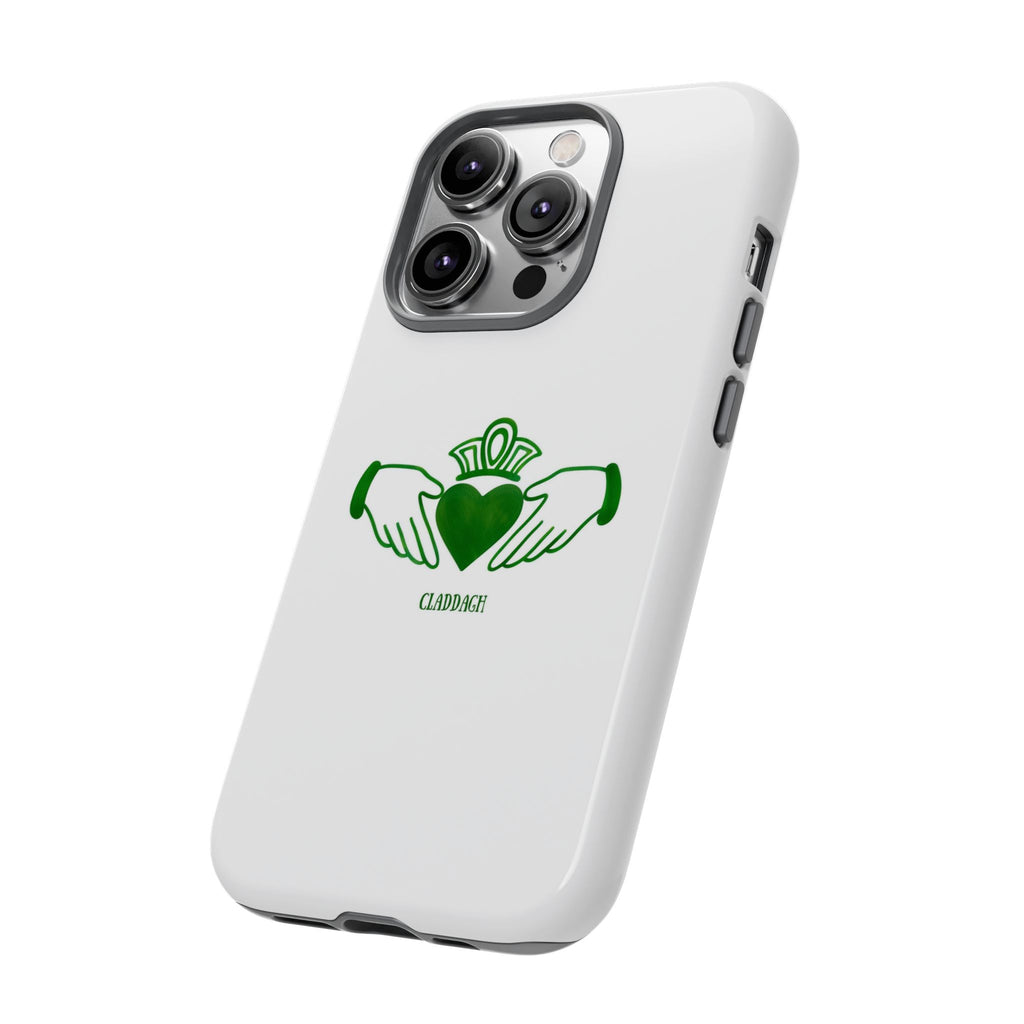 Irish Claddagh Symbol Green Tough Case