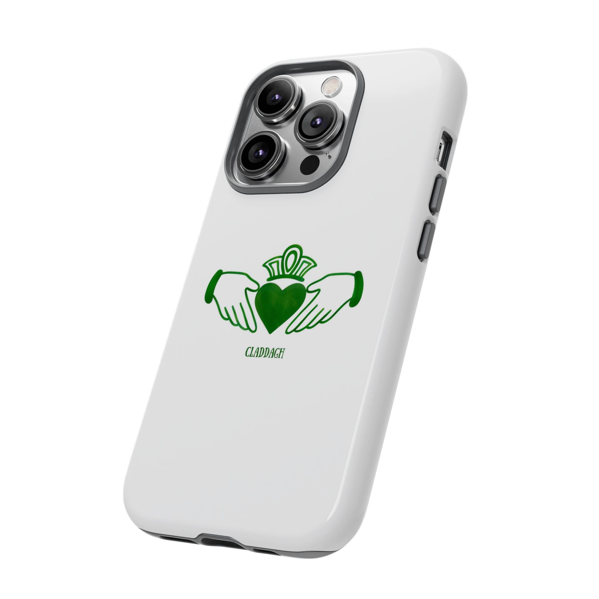 Irish Claddagh Symbol Green Tough Case