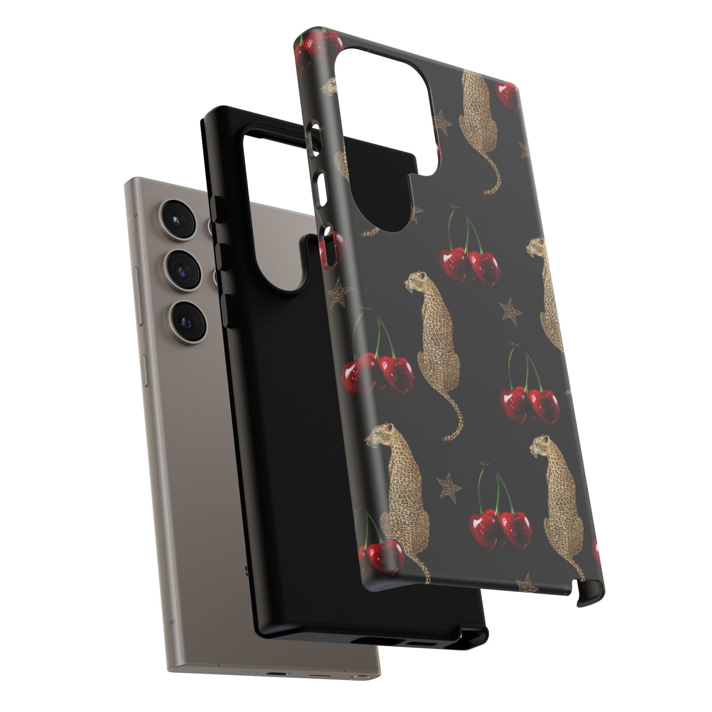 Leopard & Cherry Tough Case