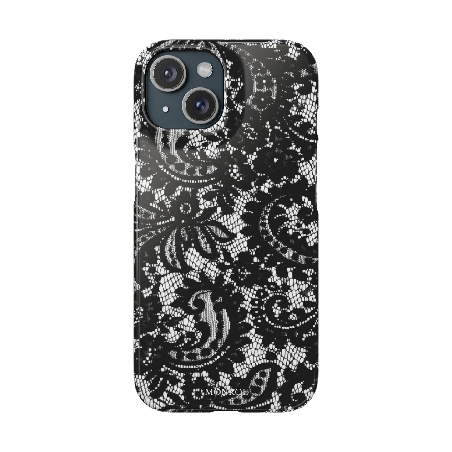 Black Lace Elegant Pattern Case