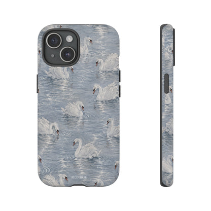 Swan Pattern Tough Case