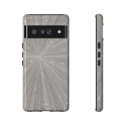 Sparkling Silver Burst Tough Case