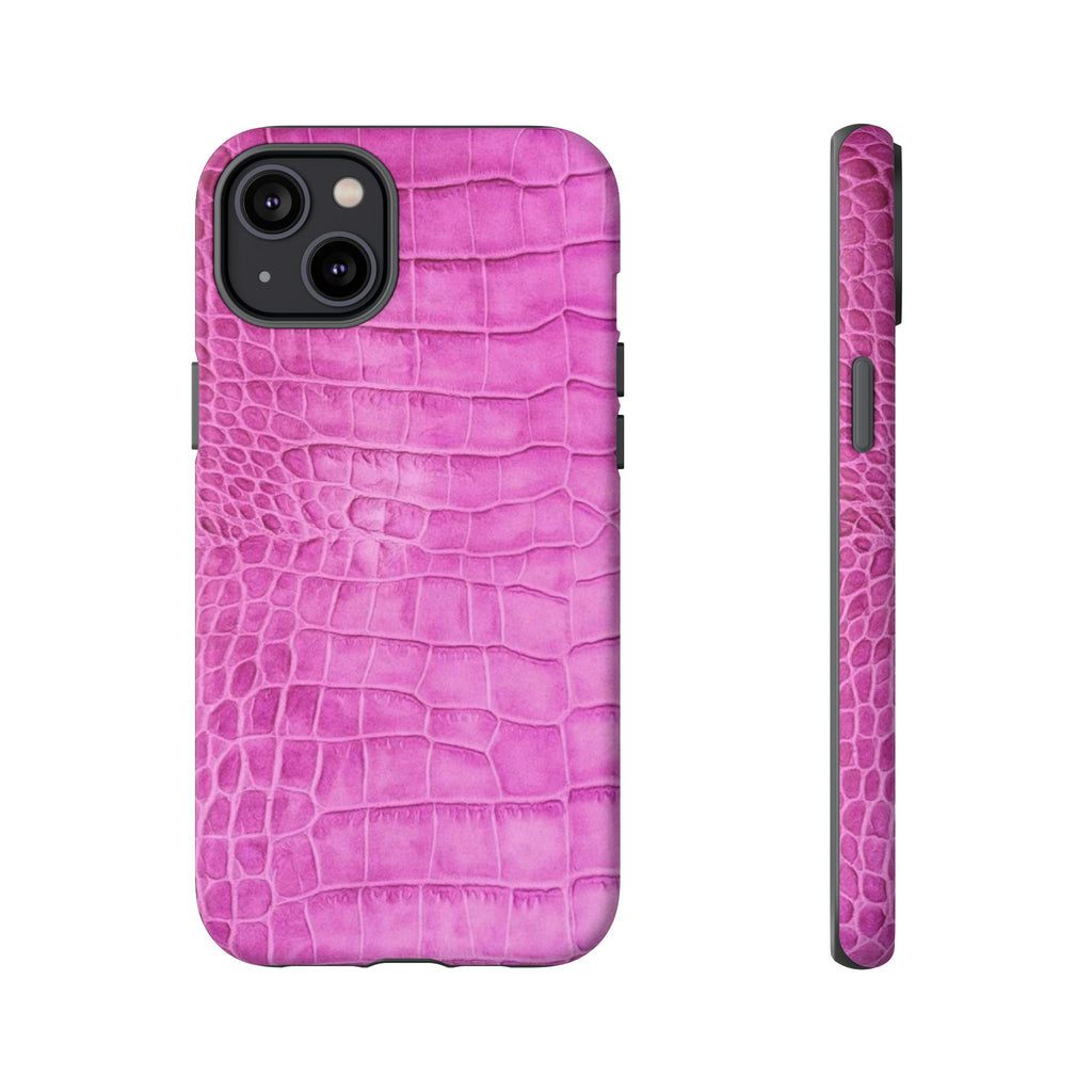 Purple Croc Phone Case