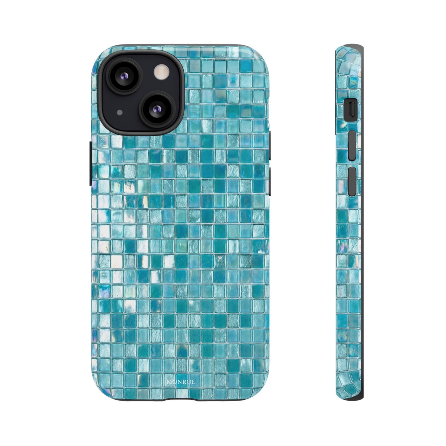Hot Blue Mosaic Tile Tough Case