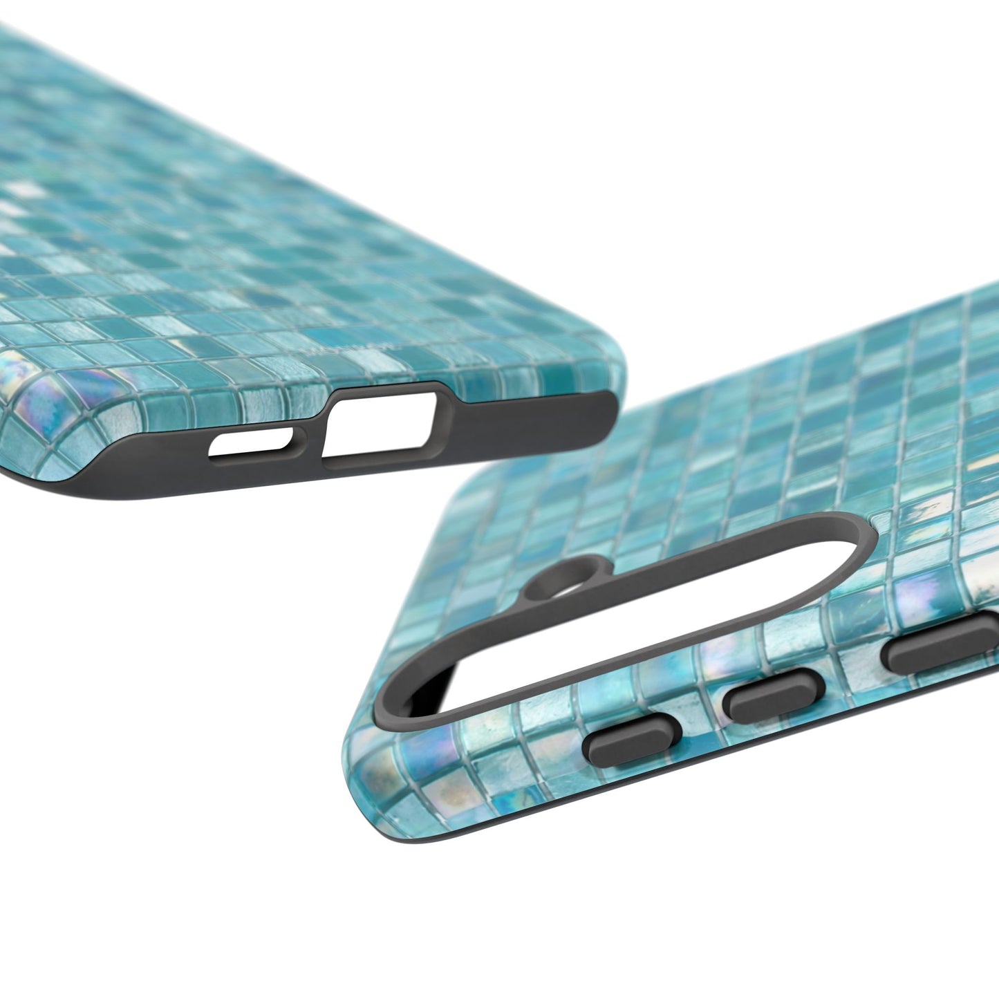 Hot Blue Mosaic Tile Tough Case