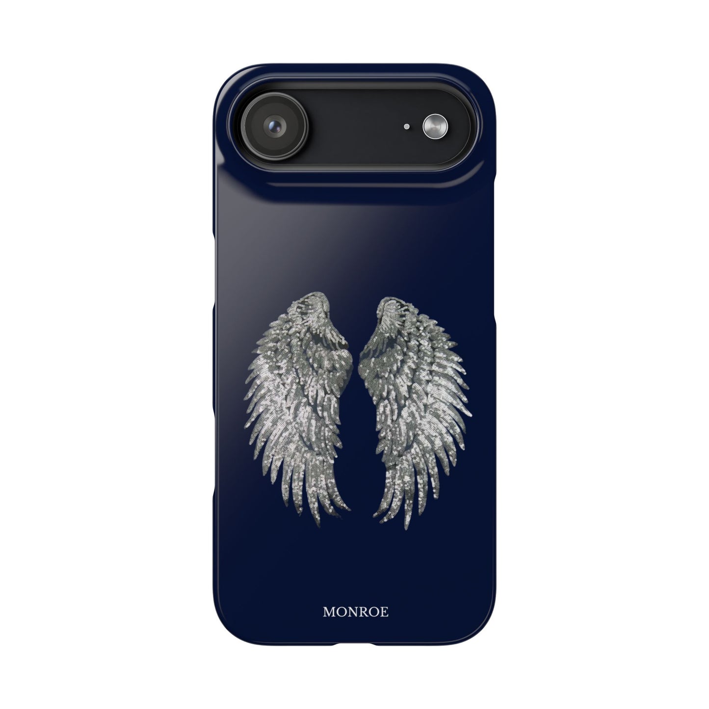 Navy Angel Wings Case