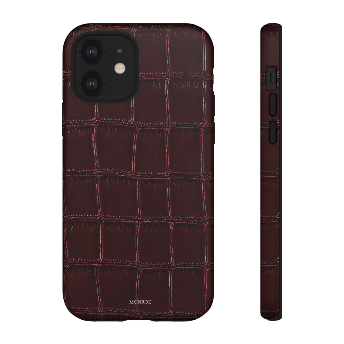 Burgundy Croc Tough Case