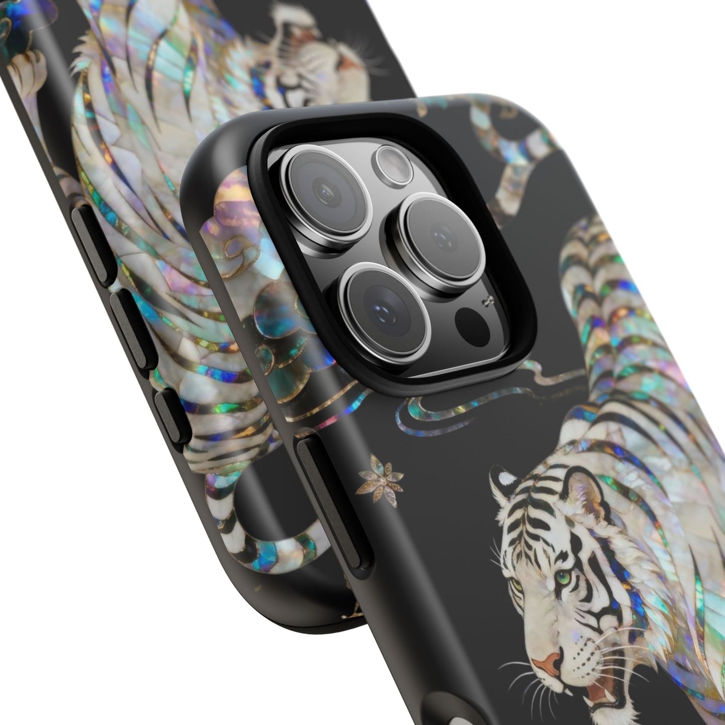 Iridescent White Tiger Tough Case