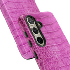 Purple Croc Phone Case