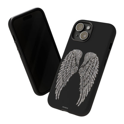 Silver Angel Wings Tough Case
