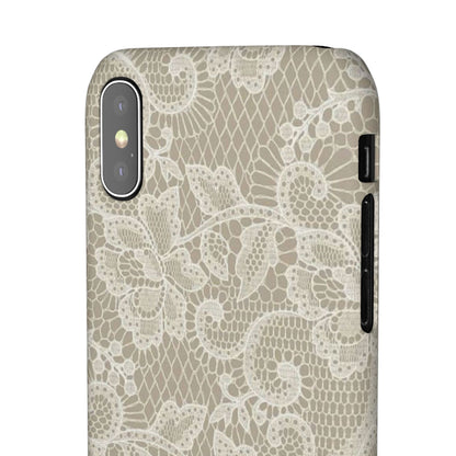 Vintage Beige Lace Case