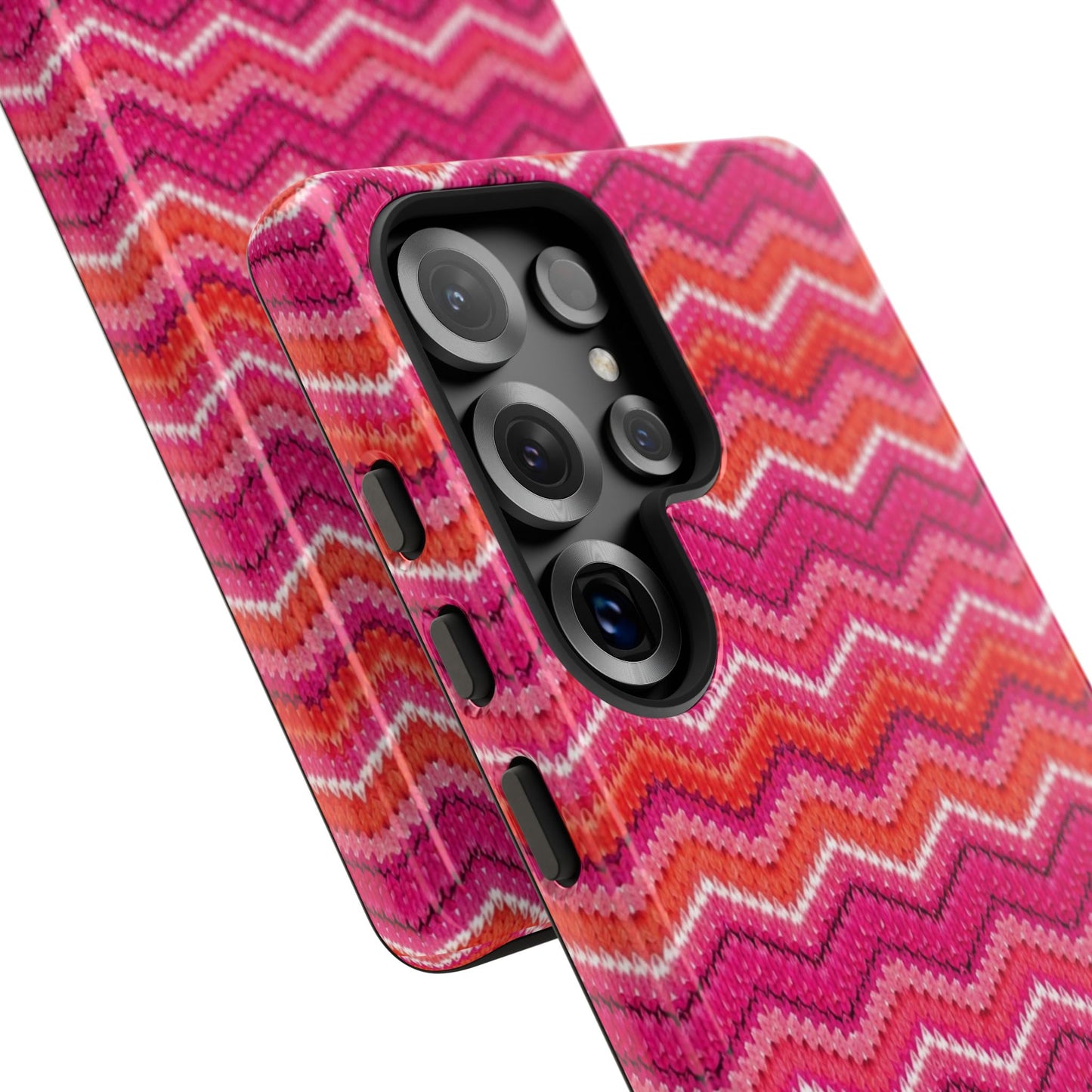 Pink Zigzag Tough Case