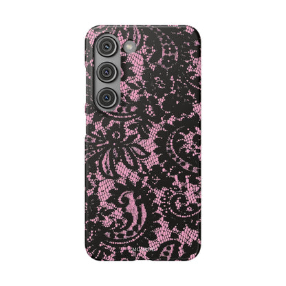 Pink Lace Pattern Case