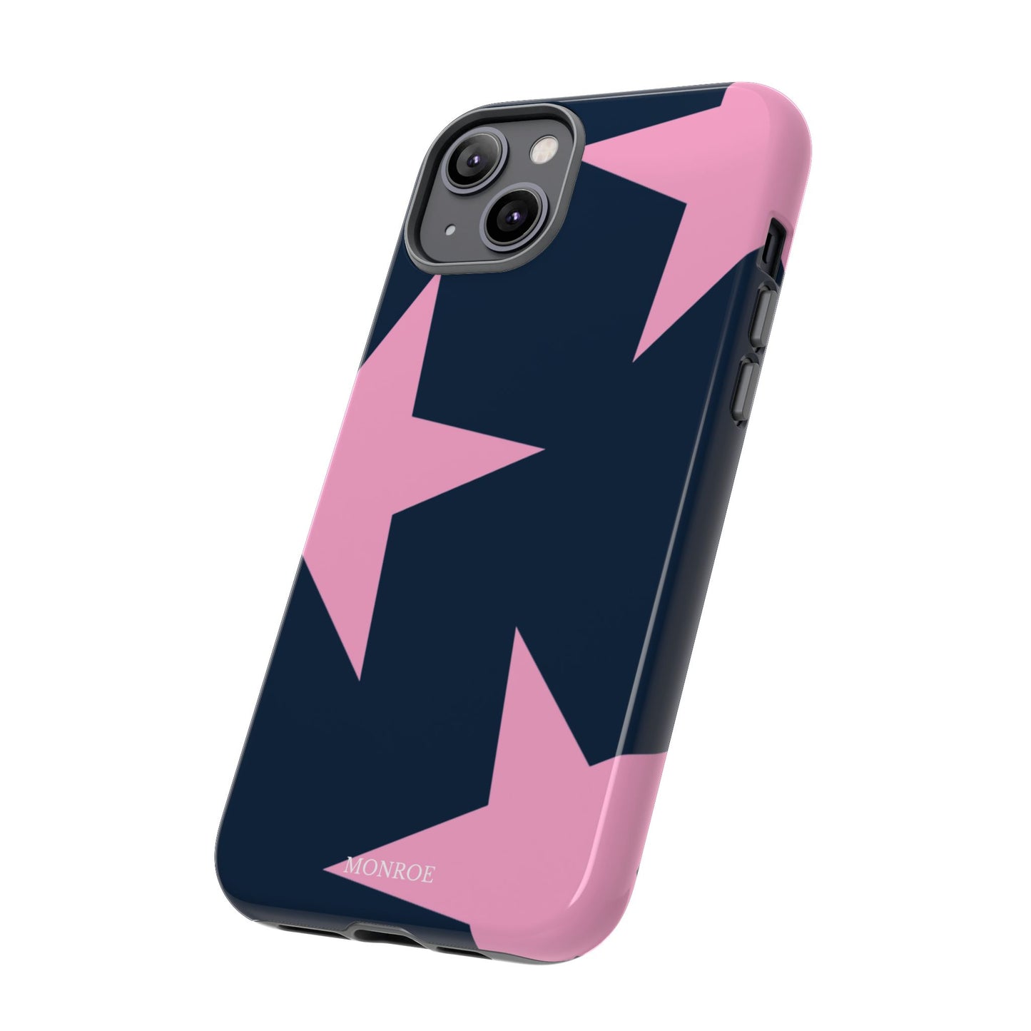 Navy & Pink Star Tough Cover