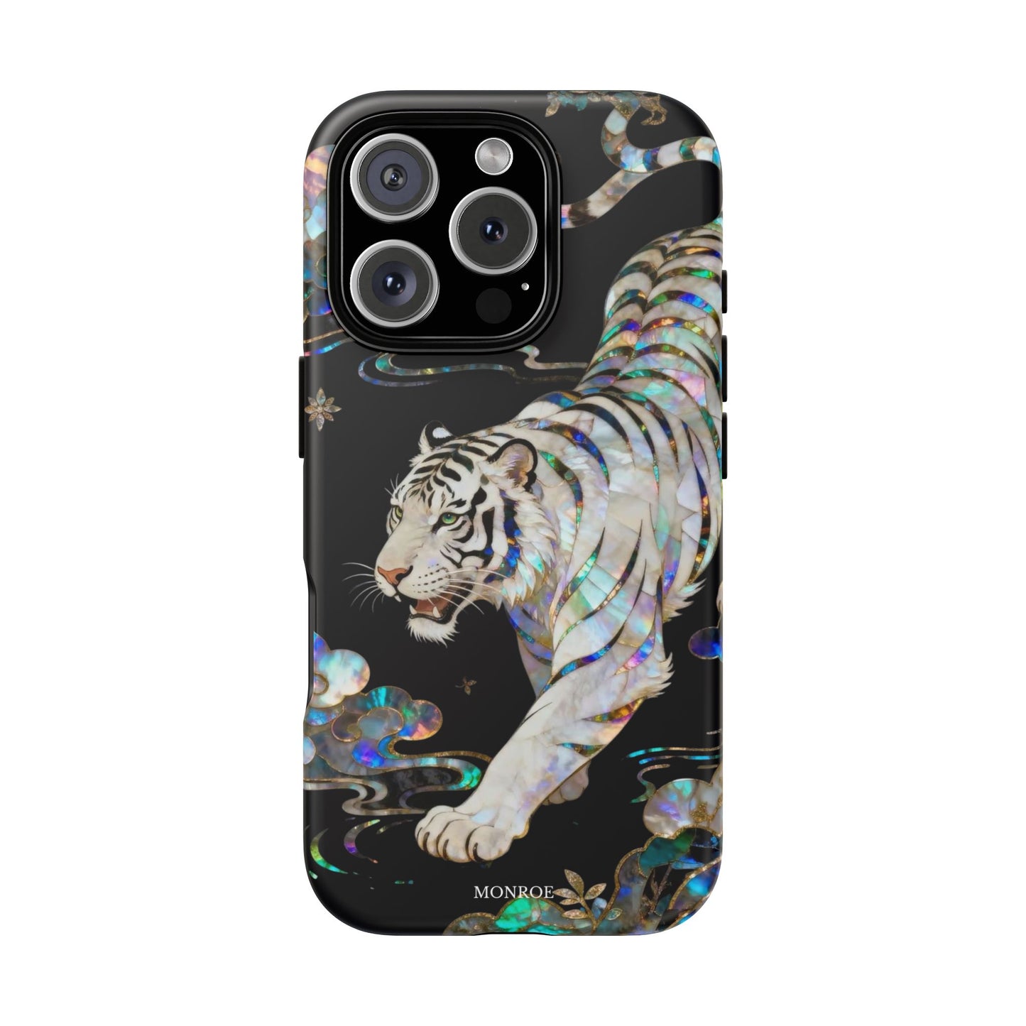 Iridescent White Tiger Tough Case