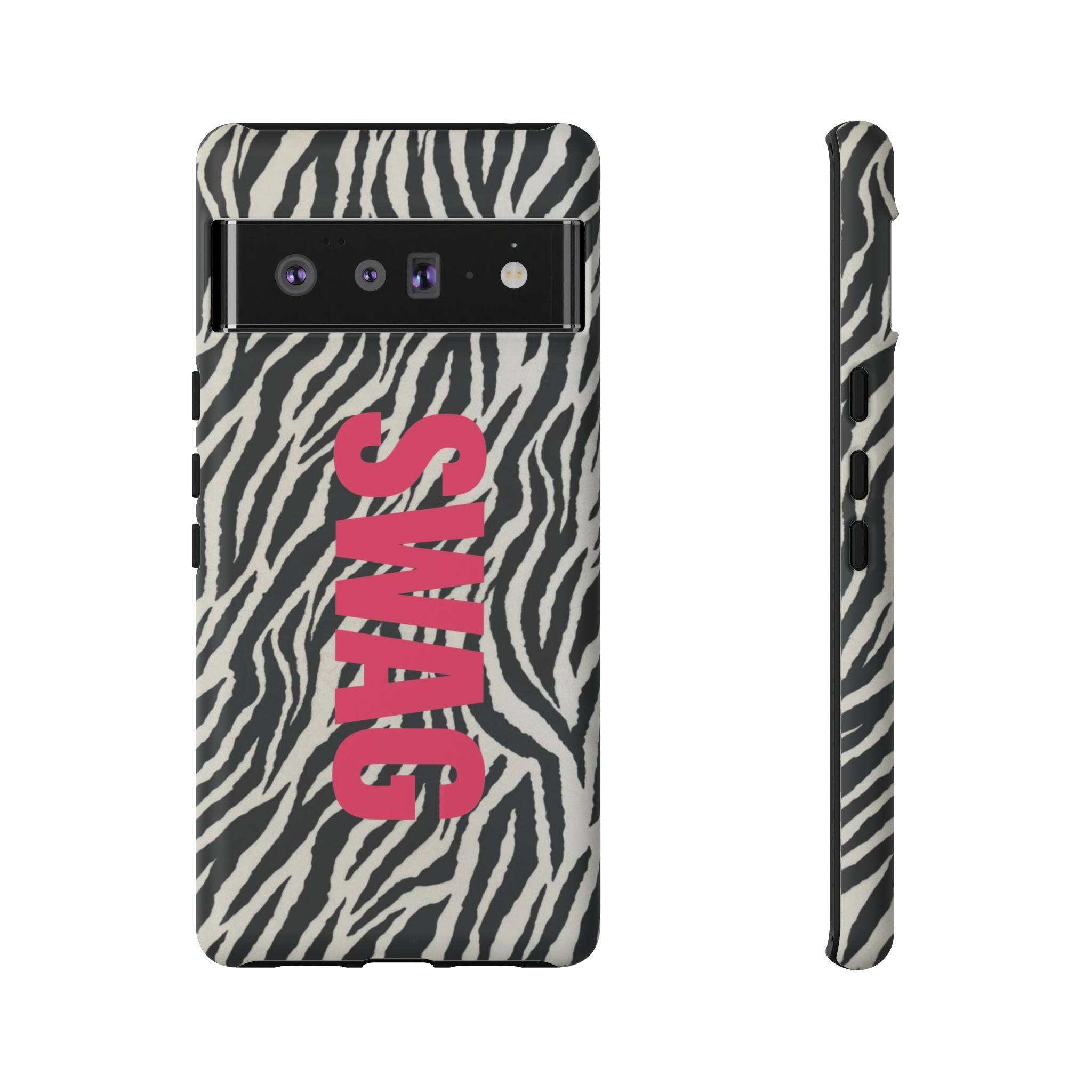 'SWAG' Zebra Print Tough Case