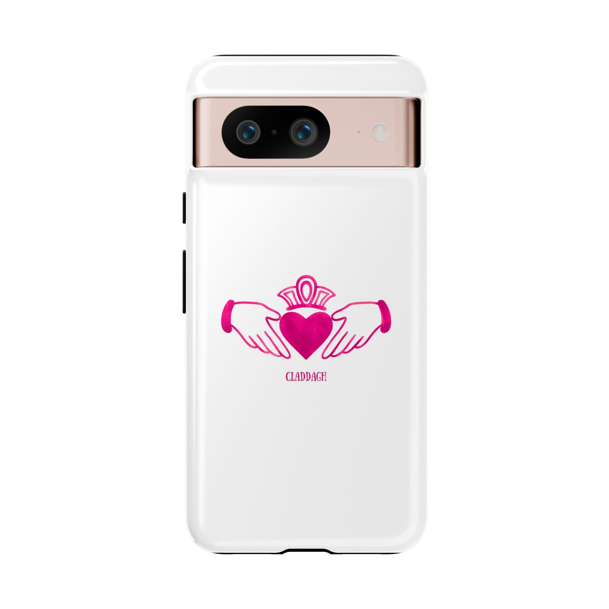 Pink Irish Claddagh Symbol Tough Phone Case