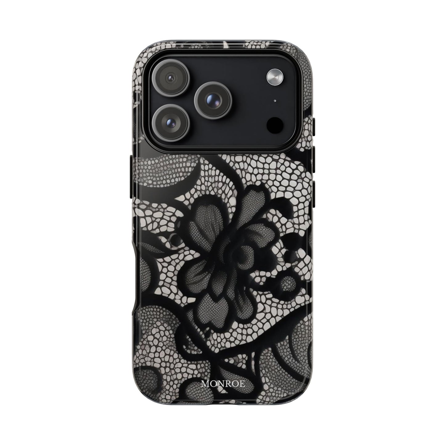 Black Floral Vintage Case
