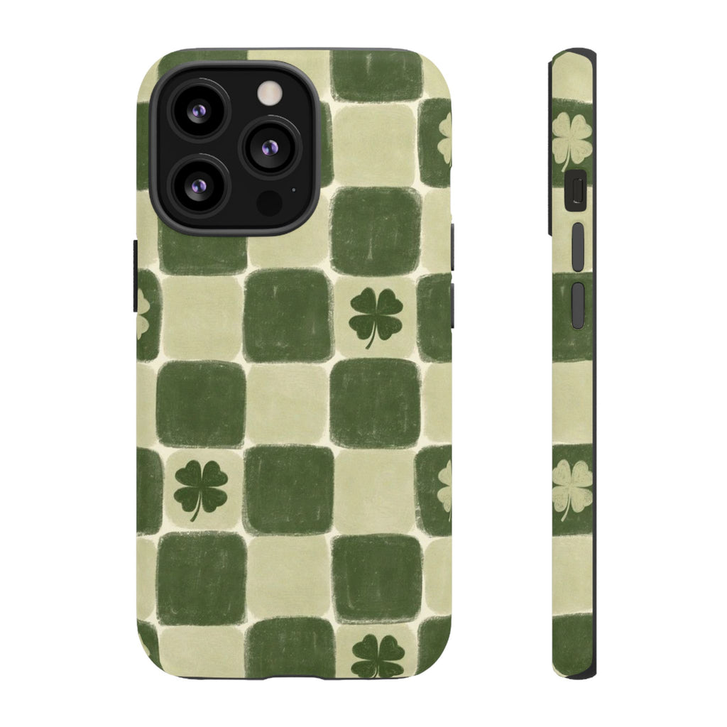 Clover Checker Tough Phone Case