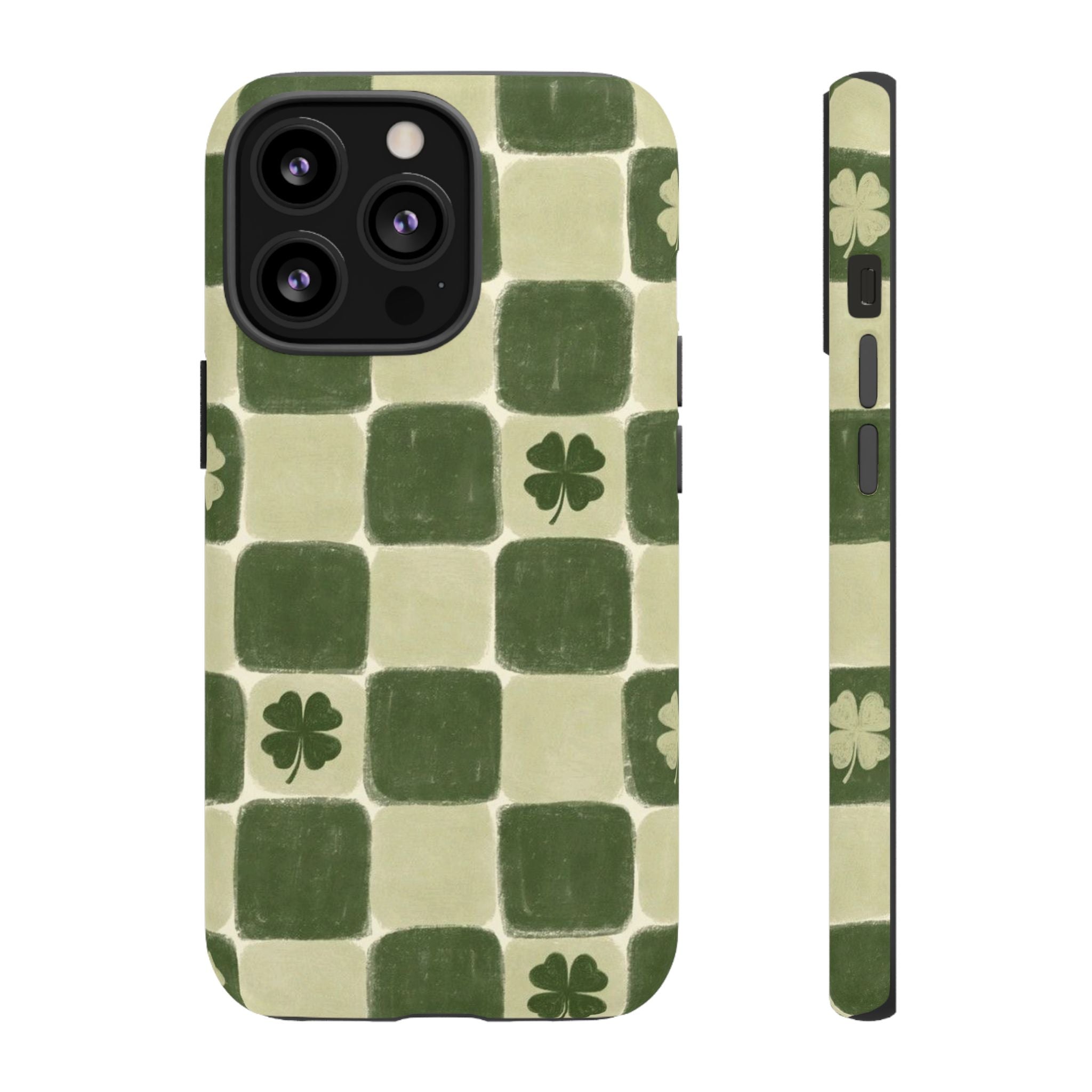 Clover Checker Tough Phone Case
