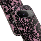 Pink Lace Pattern Tough Phone Case