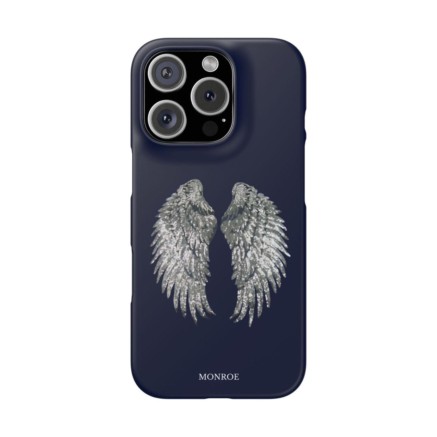 Navy Angel Wings Case