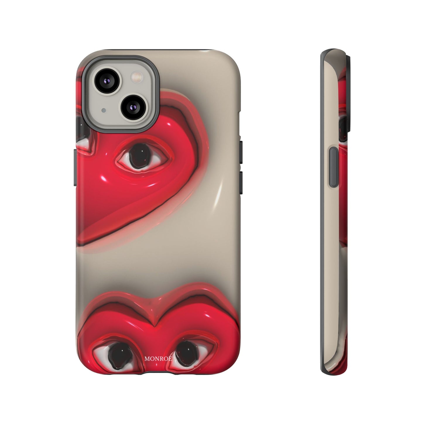 Red Heart Eyes Tough Case