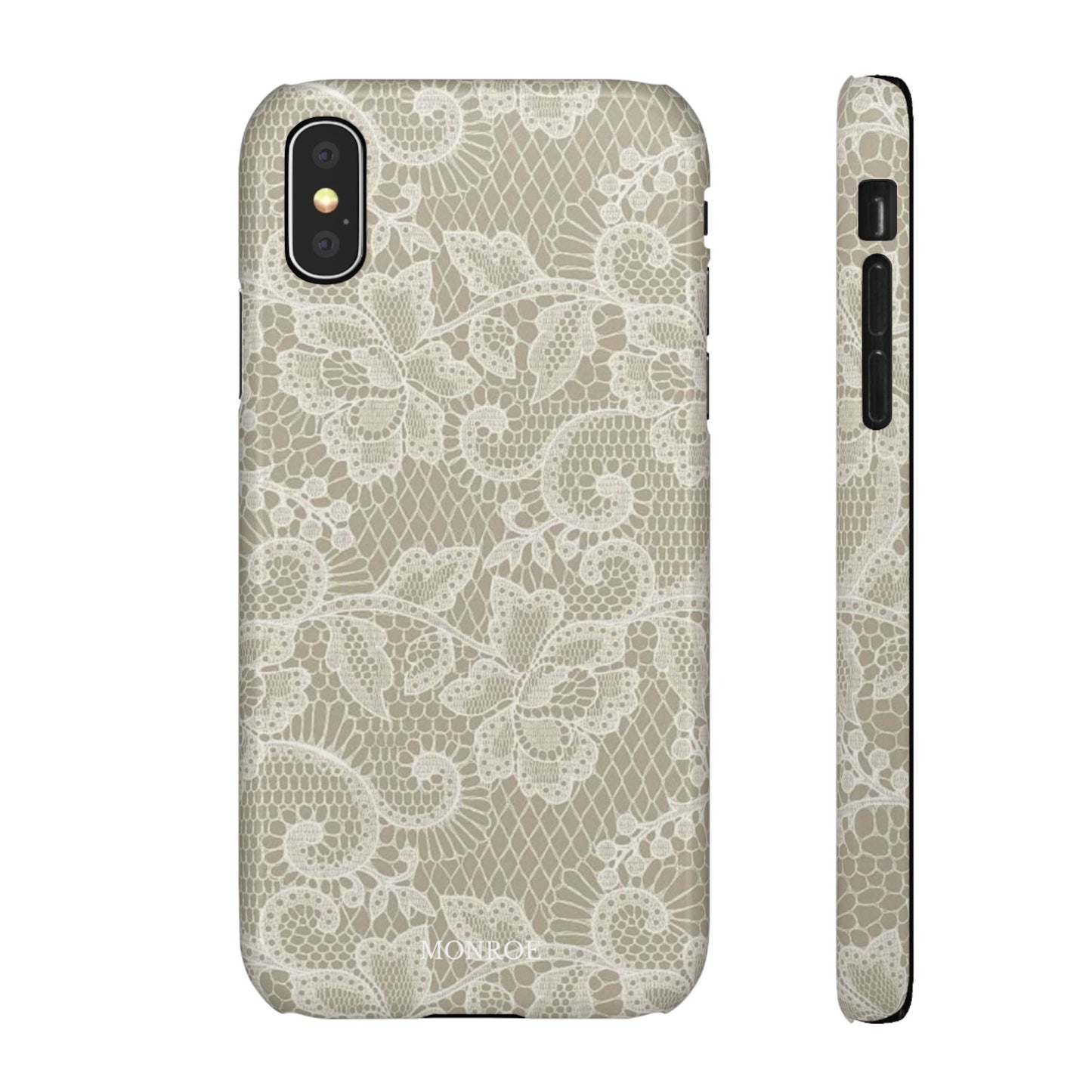 Vintage Beige Lace Case