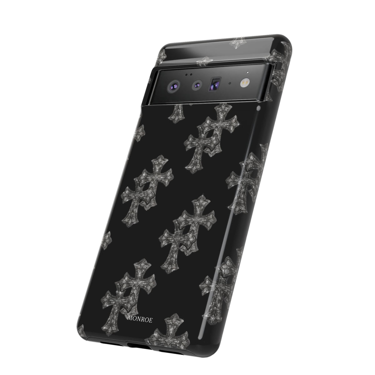 Black Crystal Cross Tough Case