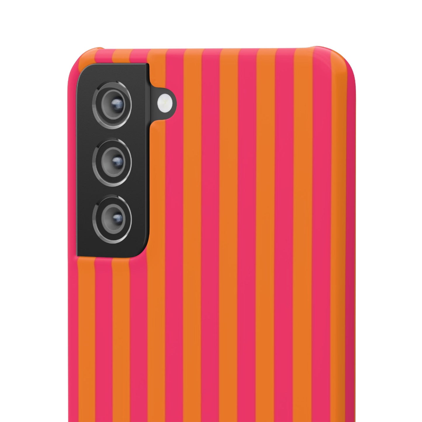 Striped Orange & Pink Case