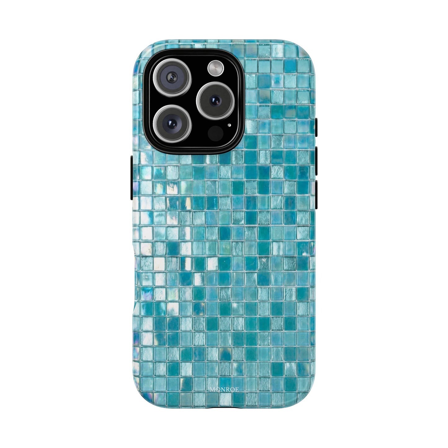 Hot Blue Mosaic Tile Tough Case