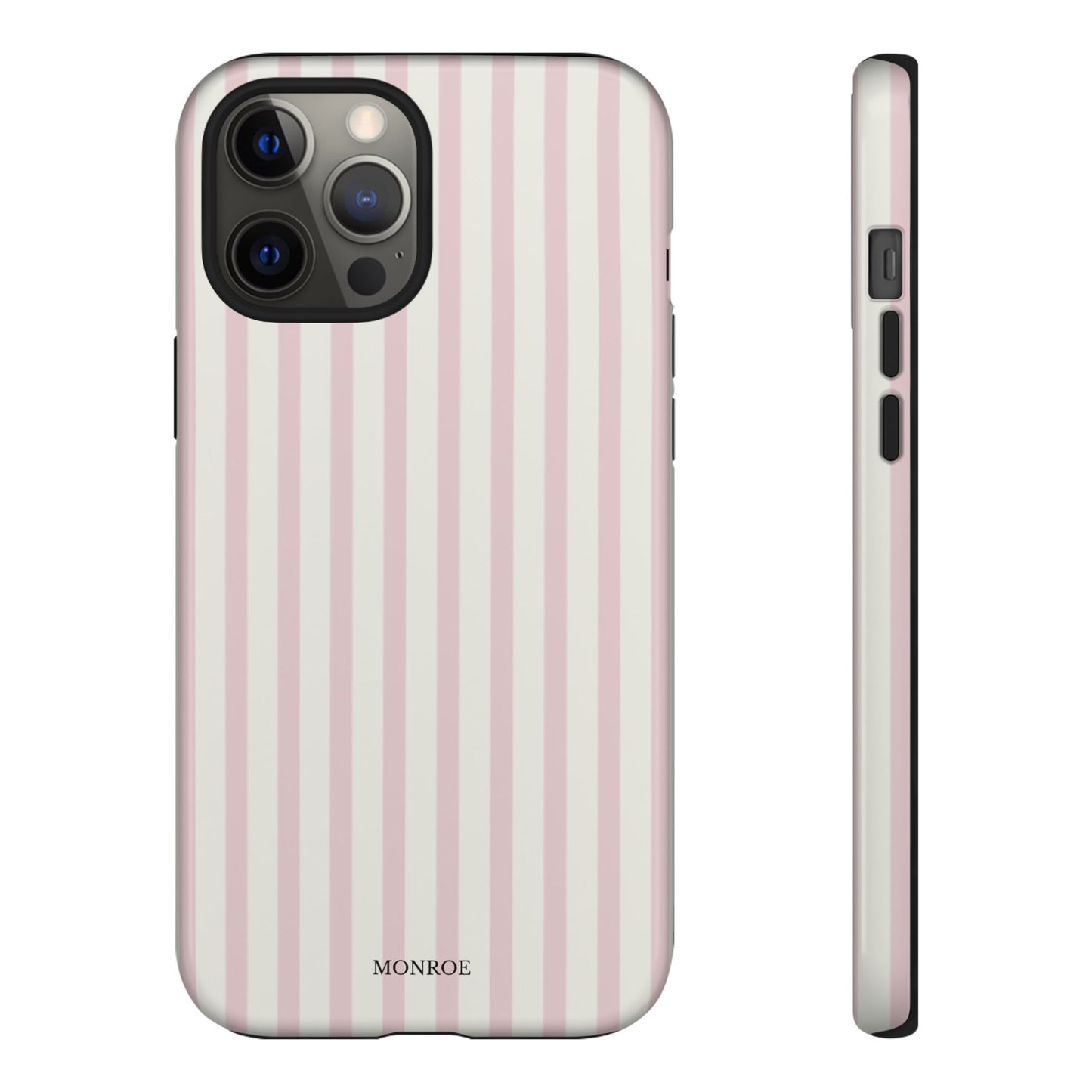 Light Pink Stripe Tough Phone Case