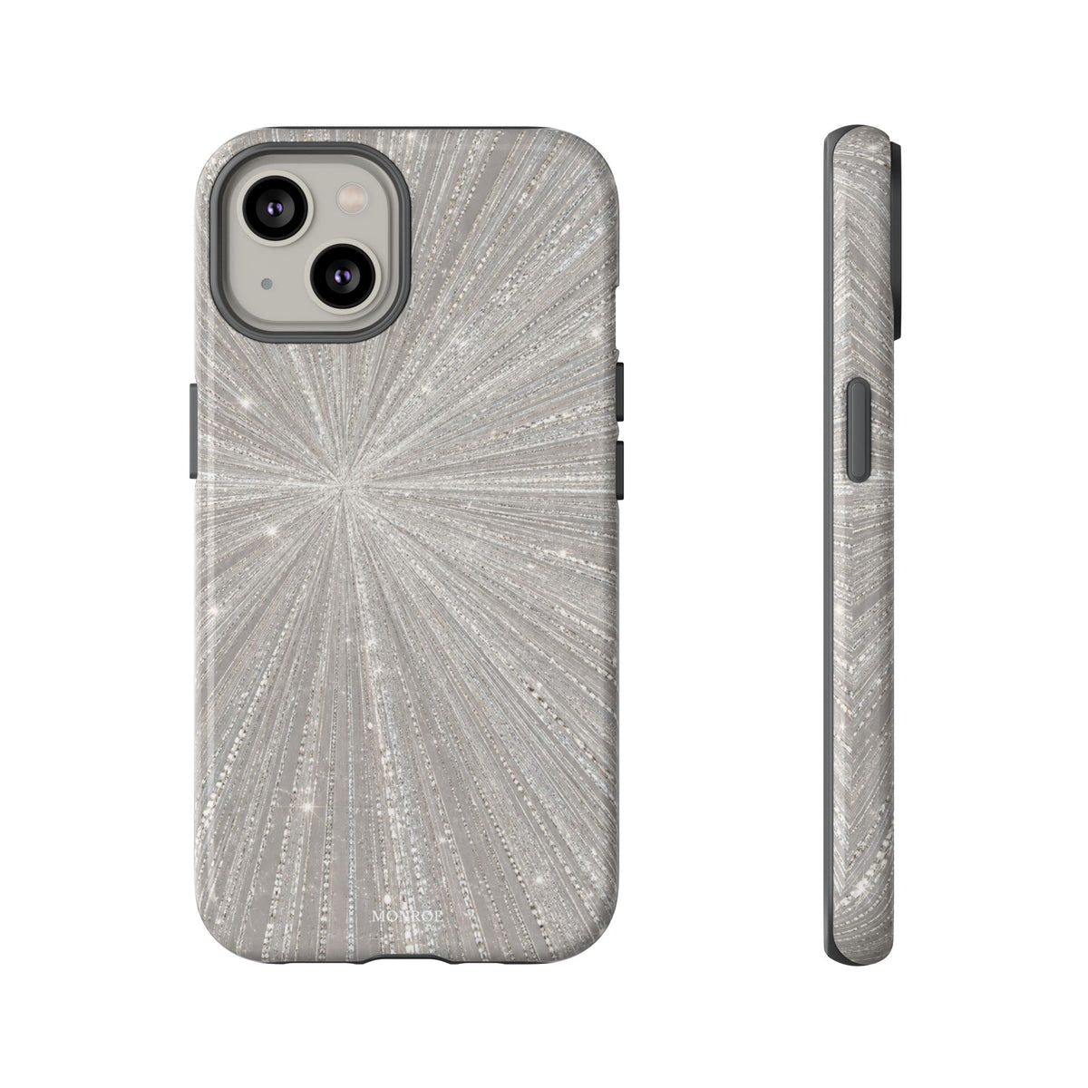 Sparkling Silver Burst Tough Case