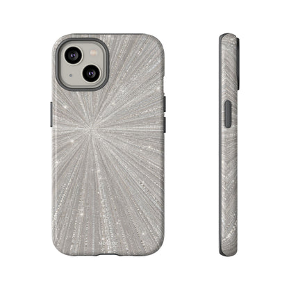 Sparkling Silver Burst Tough Case