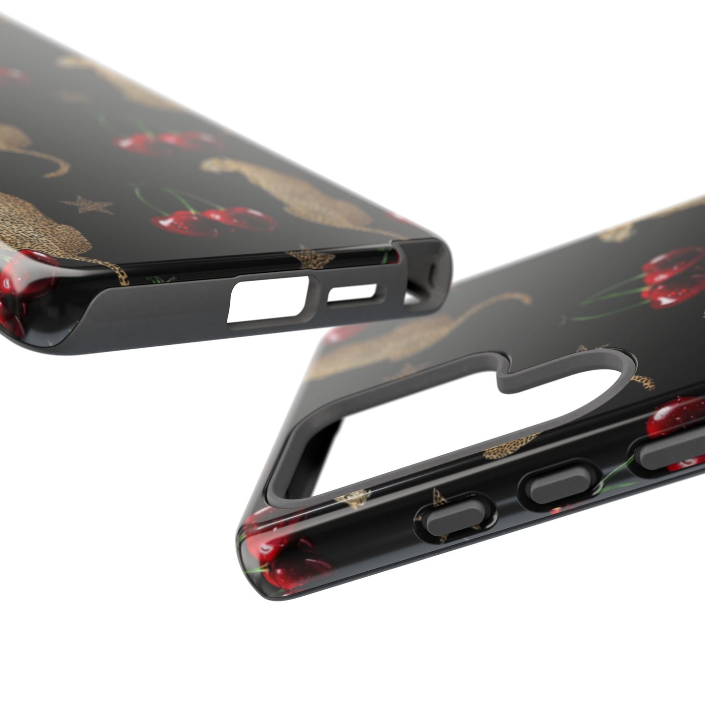Leopard & Cherry Tough Case