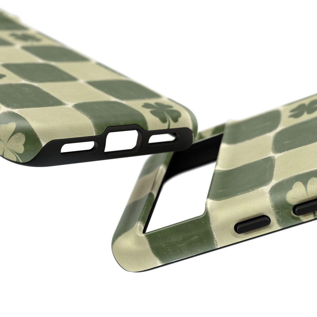 Clover Checker Tough Phone Case