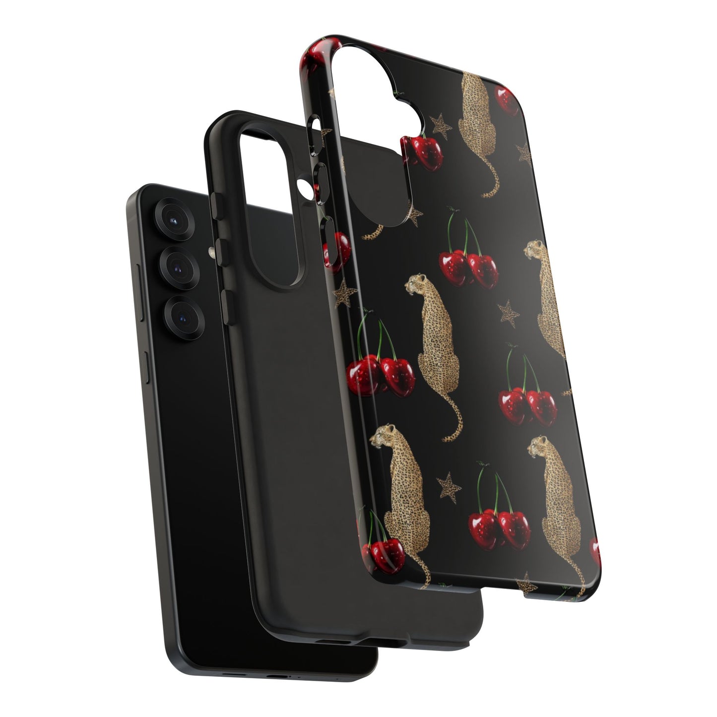 Leopard & Cherry Tough Case