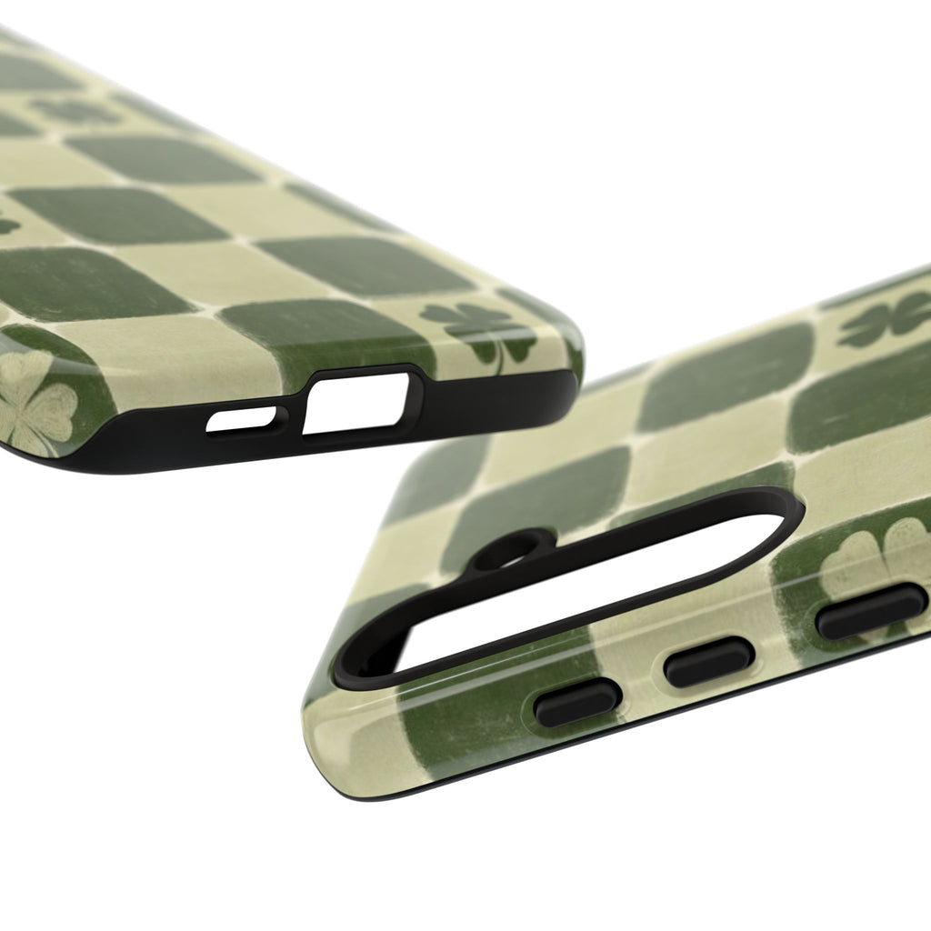 Clover Checker Tough Phone Case