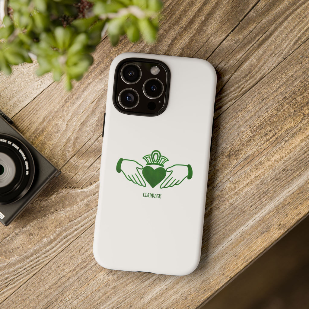 Irish Claddagh Symbol Green Tough Case